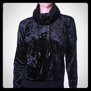 Betsey Johnson crushed velvet pullover
